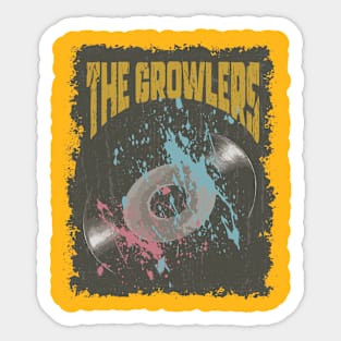 The Growlers Vintage Vynil Sticker